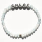 CHLOE bespoke bracelet in aquamarine