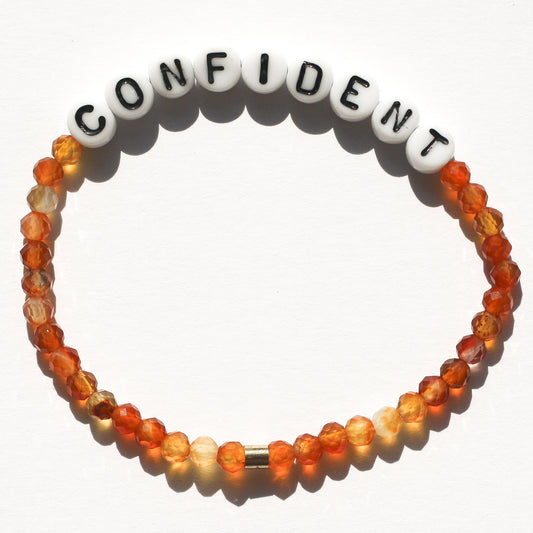 CONFIDENT bracelet in carnelian