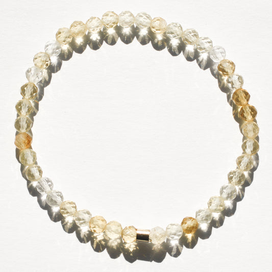 Citrine stones-only bracelet