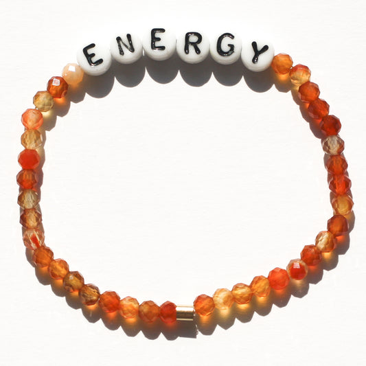 ENERGY bracelet in carnelian