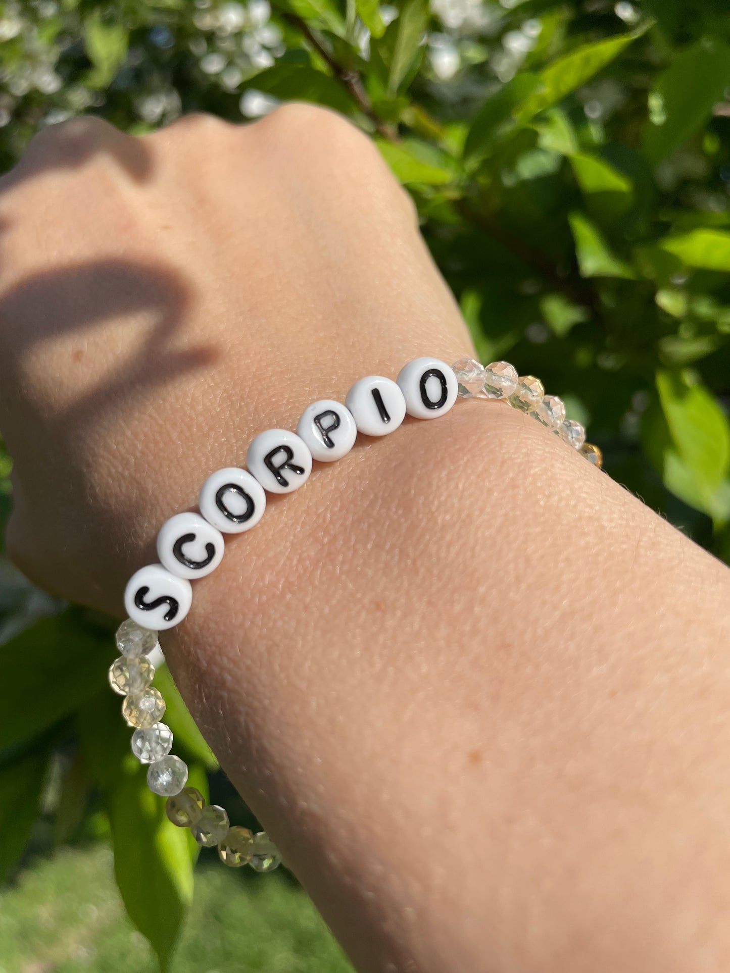 Scorpio bracelet in citrine