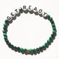 GET READY bracelet in malachite