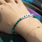 GROWTH bracelet in malachite