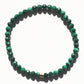 Malachite stones-only bracelet