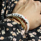 HEART and TOGETHER bracelets in rose quartz
