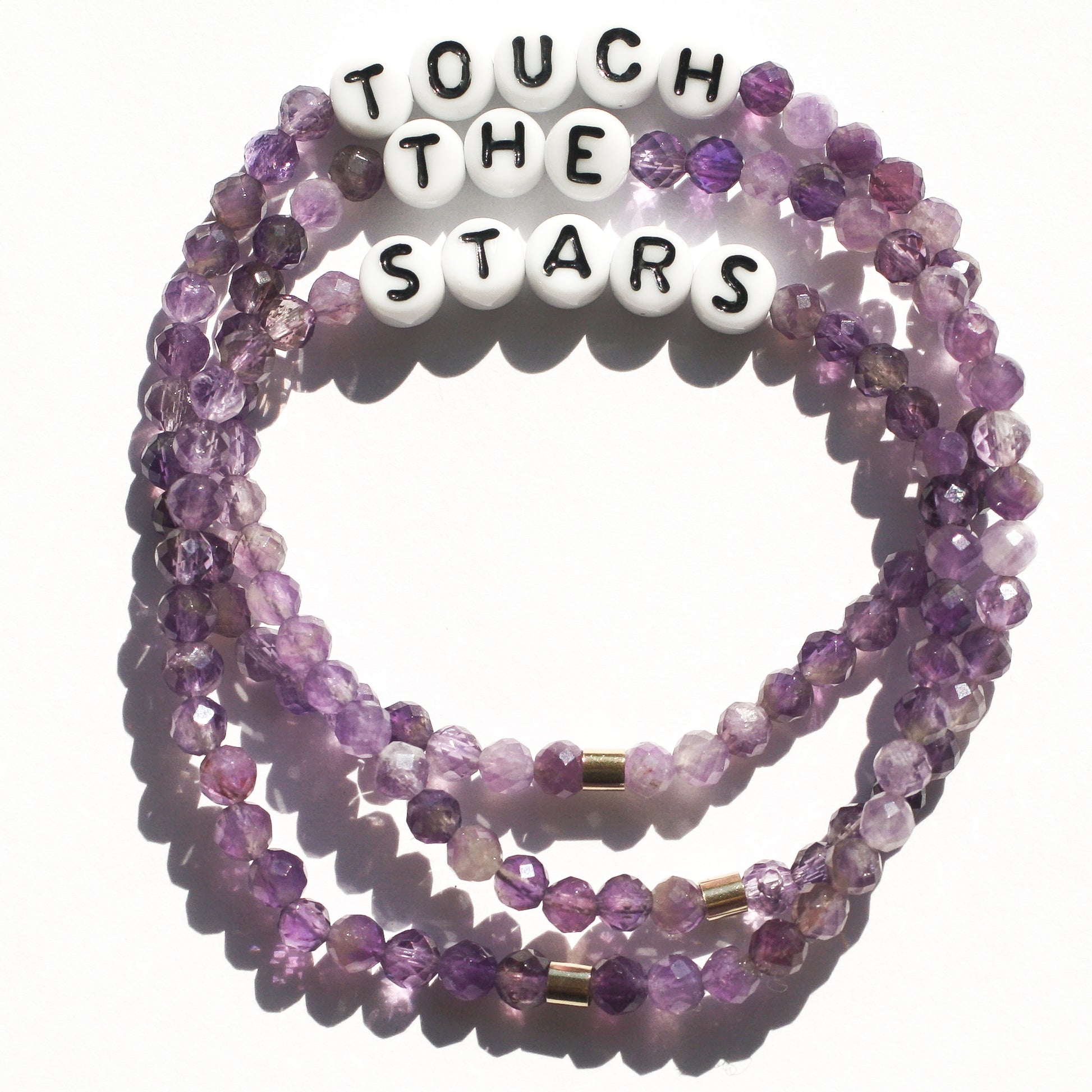 TOUCH THE STARS bespoke bracelet in amethyst
